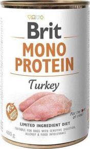 Brit Karma Monoproteinowa dla Psa Indyk Puszka 400g