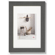 Walther HO130D - Wood - Grey - Single picture frame - Wall - 13 x 18 cm - Rectangular