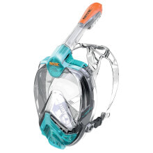 Masks and snorkels for scuba diving