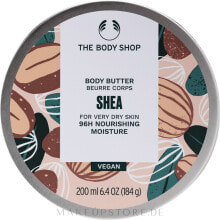 Nährende, schützende und feuchtigkeitsspendende Körperbutter mit Sheabutter für sehr trockene Haut - The Body Shop Butter Shea