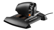 Аксессуары для игровых приставок Thrustmaster TWCS Throttle Контроллер движения Mac, ПК Аналоговый/цифровой USB Черный, Оранжевый 2960754