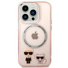 KARL LAGERFELD Klhmp14Xhkcp iPhone 14 Pro Max 6.7 Karl&Choupette Aluminum phone case