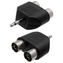 EUROCONNEX 2323 /F Jack To PAL Adapter 1x2 M 3.5 mm