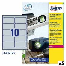 Этикетки для принтера Avery Серебристый 20 Листья 96 x 50,8 mm (5 штук)