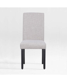 WestinTrends upholstered Linen Fabric Dining Chair