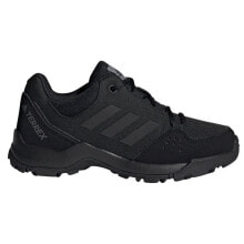 Детские демисезонные кроссовки и кеды для мальчиков Мужские кроссовки спортивные треккинговые черные текстильные низкие демисезонные Adidas Terrex Hyperhiker Low K