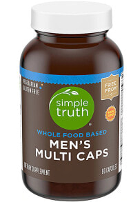 Витаминно-минеральные комплексы simple Truth® Whole Food Based Men's Multi Caps Цельнопищевые мультивитамины для мужчин 90 капсул