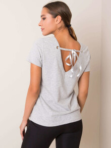 Женские футболки Женская футболка с вырезом на спине For Fitness