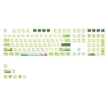 Купить клавиатуры AKKO: AKKO Summer Green Pudding Keycap Set, ANSI - ASA Tastenprofil