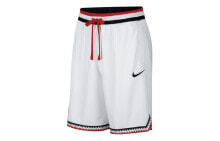 Nike 撞色侧边运动篮球宽松短裤 男款 白色 / Брюки баскетбольные Nike AT3151-100