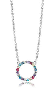 Купить колье Sif Jakobs: Charming Silver Necklace with Cubic Zirconia Biella SJ-C338(1)-XCZ