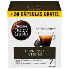 Капсулы для кофемашин кофе в капсулах Nescaf Dolce Gusto Espresso intenso, 18 шт