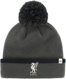 Men's hats &#039;47 Brand Knit Beanie Winter Hat - FC Liverpool Charcoal