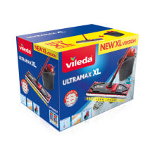 Швабры и насадки vileda Ultramax XL Box швабра Сухой и мокрый Микрофибра Черный, Красный 160932