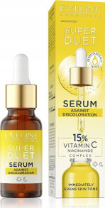 EVELINE_Super Duet serum do twarzy na przebrawienia Witamina C 18ml