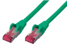 Кабели и разъемы для аудио- и видеотехники shiverpeaks RJ45/RJ45 Cat6a 3m сетевой кабель S/FTP (S-STP) Зеленый BS75713-AG
