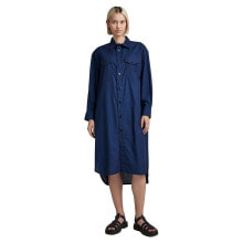 G-STAR Long Western Long Sleeve Dress