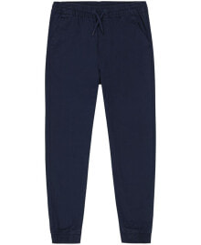 Nautica big Boys Uniform Husky Evan Tapered-Fit Stretch Joggers with Reinforced Knees