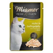 MIAMOR Feine Filets Chicken with poultry jelly cat treat 100g