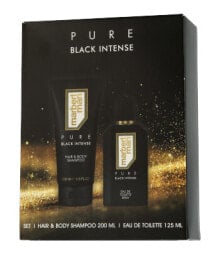 Marbert Man Pure Black Intense 125 ml EdT Set mit Hair and Body Shampoo