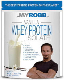 Сывороточный протеин Jay Robb Whey Protein Isolate Vanilla Изолят сывороточного протеина 680 г