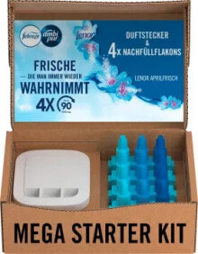 Купить освежители воздуха и ароматы для дома Febreze: Lufterfrischer Duftstecker Starterset 3Volution Aprilfrisch inkl.4er Nachfüllpack (4x20 ml), 80 ml