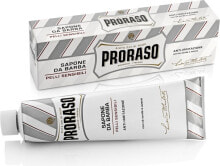 Proraso Proraso White Shaving soap in a convenient tube dedicated to sensitive skin 150 ml