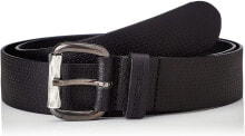 Мужские ремни и пояса Мужской ремень черный кожаный для джинс широкий с пряжкой Diesel Mens B-rolly Belt