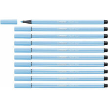 Felt-tip pens Stabilo Pen 68 Fluorescent Blue (10 Pieces)