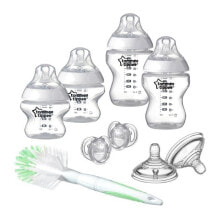 Бутылочки и ниблеры для малышей tommee Tippee Newborn Starter Set бутылочка для кормления 260 ml 150 ml Прозрачный 42357391