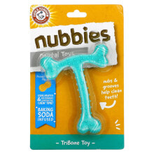 Арм энд Хаммер, Nubbies, стоматологические игрушки для тех, кто любит умеренно жевать, Tribone, арахисовая паста, 1 игрушка