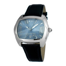 Мужские наручные часы с ремешком Мужские наручные часы с черным кожаным ремешком Chronotech CT2188J-21 ( 48 mm)