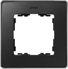 Умные розетки, выключатели и рамки kontakt-Simon Simon Detail 82 Single frame Detail SELECT-metal GRAPHITE / base Chrome 8201610-241