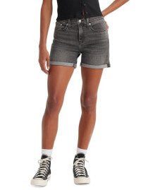 Levi's women's Mid Rise Mid-Length Stretch Shorts