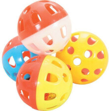 Игрушки для кошек Zolux Cat toys - set of 4 balls with bells 3 cm