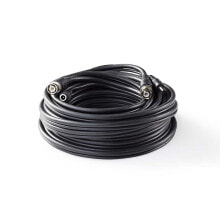 Кабели и разъемы для аудио- и видеотехники nedis CCTVCA10BK100 сигнальный кабель 10 m Черный