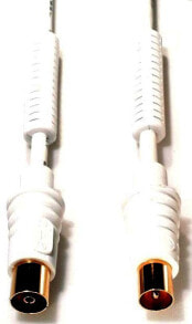 Комплектующие для телекоммуникационных шкафов и стоек e+p AB 203 G коаксиальный кабель 3,5 m coax Белый