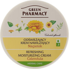 Erfrischende und feuchtigkeitsspendende Gesichtscreme mit Ringelblume - Green Pharmacy Refreshing And Moisturizing Cream