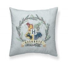 Cushion cover Harry Potter Hogwarts Christmas Light grey 50 x 50 cm