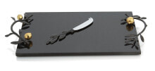 Michael Aram pomegranate Cheese Board w/Knife