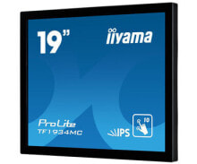 Проекционные экраны iiyama ProLite TF1934MC-B7X сенсорный дисплей 48,3 cm (19") 1280 x 1024 пикселей Мультисенсорный Черный