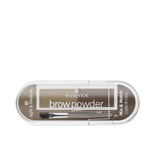 BROW POWDER eyebrow powder #01-light & medium 2,3 gr