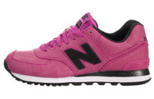 New Balance NB 574 低帮 跑步鞋 女款 玫红黑 / Sport Shoes New WL574MGR