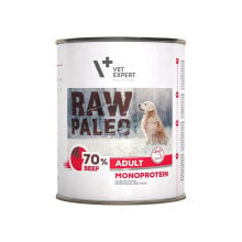 RAW PALEO Adult monoprotein beef wet dog food 800g