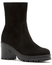 Купить черные женские высокие ботинки La Canadienne: La Canadienne Posey Suede Boot Women's