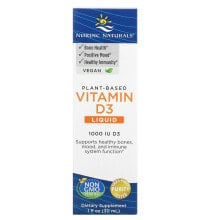 Vitamin D nordic Naturals, Plant-Based Vitamin D3 Liquid, 1,000 IU, 1 fl oz (30 ml)