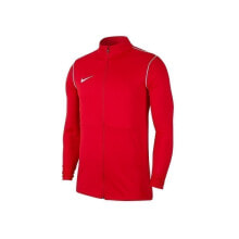 Олимпийки Мужская олимпийка спортивная на молнии красная Nike Dry Park 20