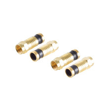 ShiverPeaks BS15-300714 - F-type - F - F - 7.2 mm - Gold - Gold
