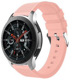 Силиконовый ремешок для часов Samsung Galaxy Watch - розовый, 20 мм