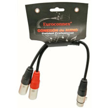 EUROCONNEX 4304 /F XLR Cable 2x1 M 20 cm